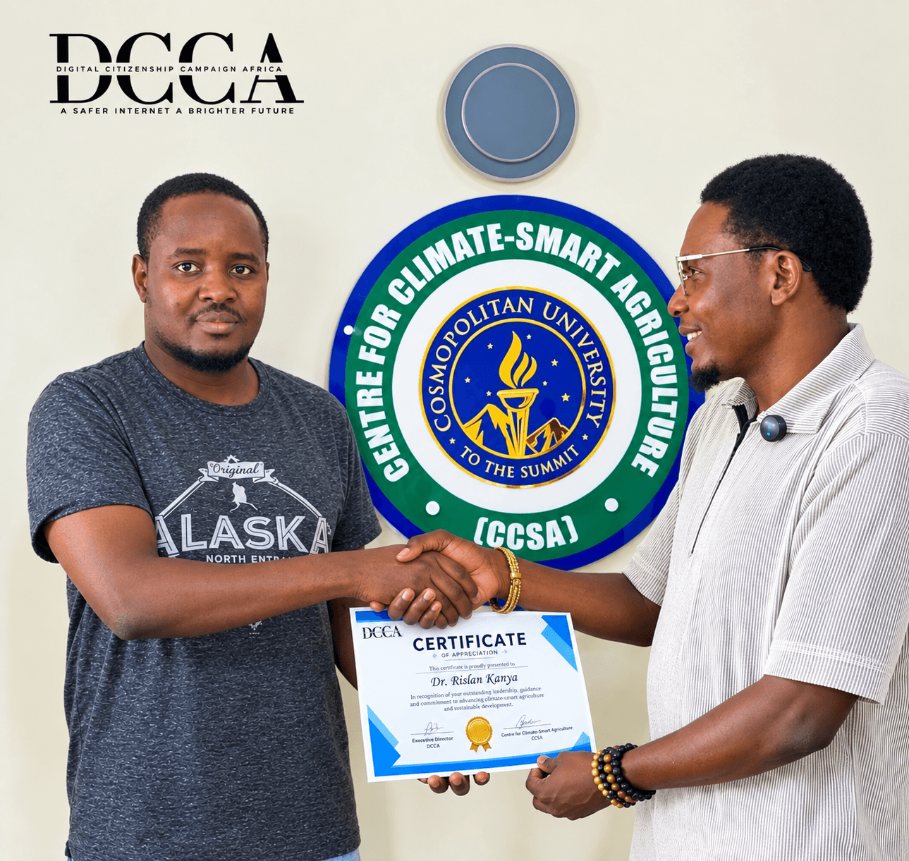 Dr Rislan A. Kanya Appointed Honorary Ambassador of Digital Citizenship Campaign Africa 