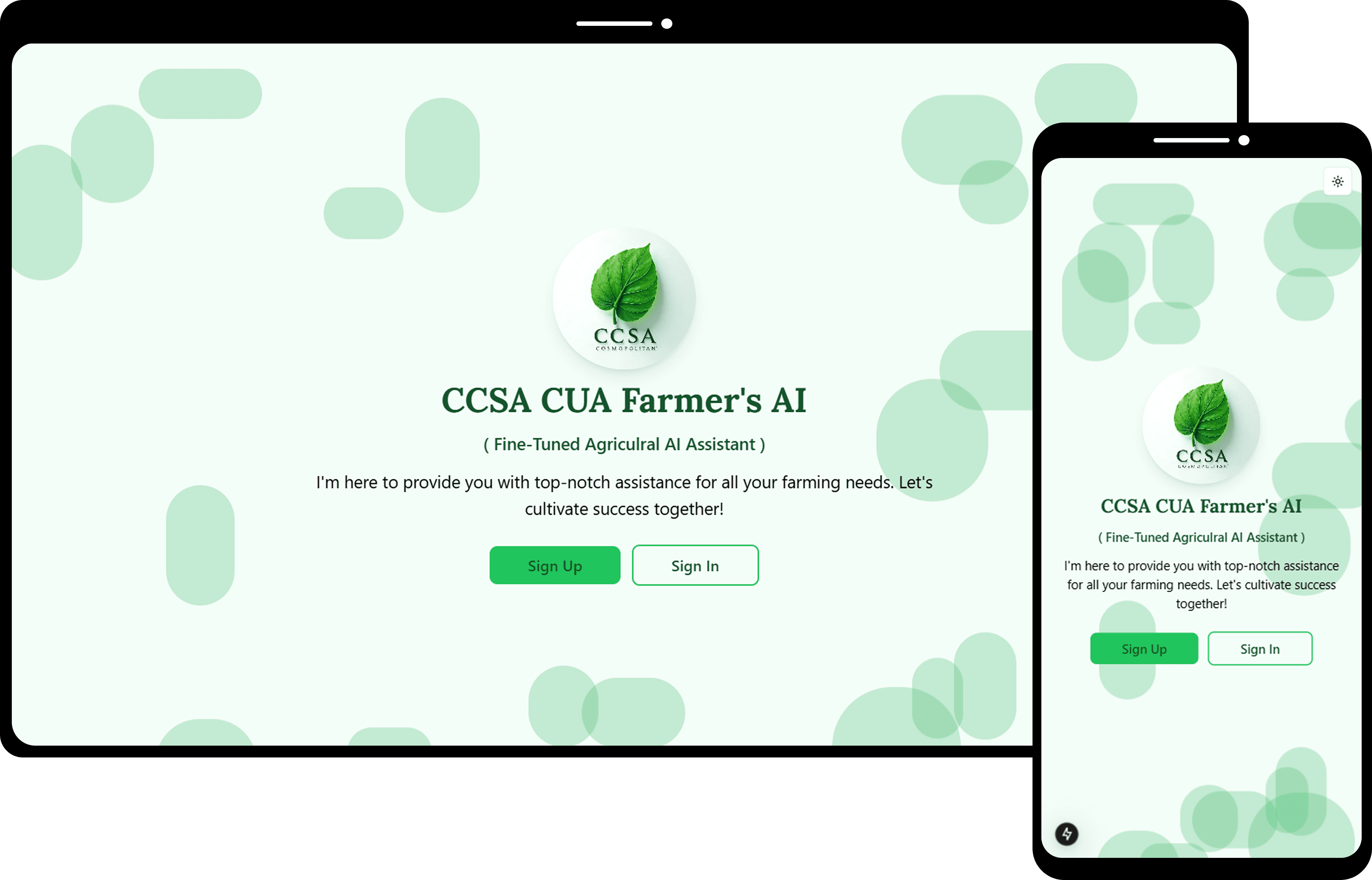 Mobile farm application