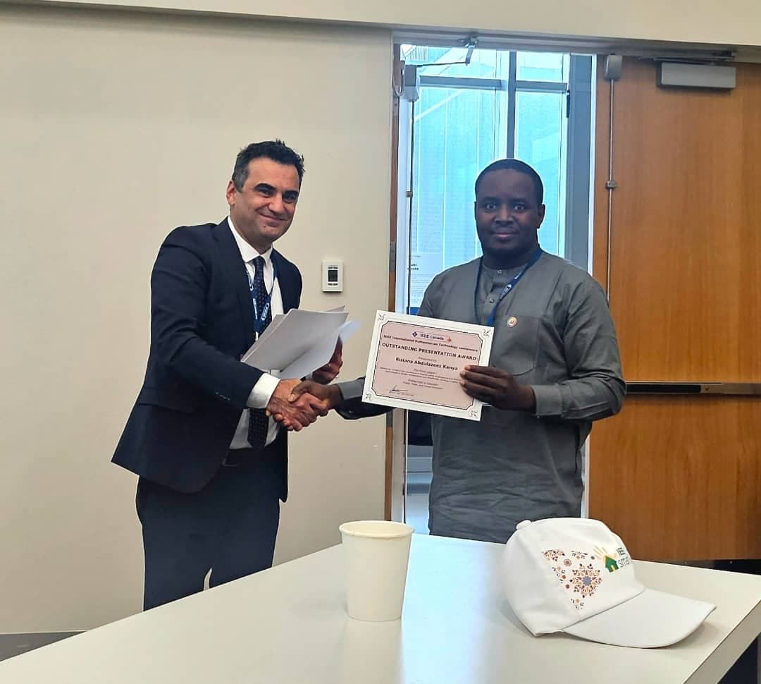 CCSA CEO Wins Outstanding Presentation Award at IEEE IHTC 2025 at University of Edmonton, Alberta, Canada